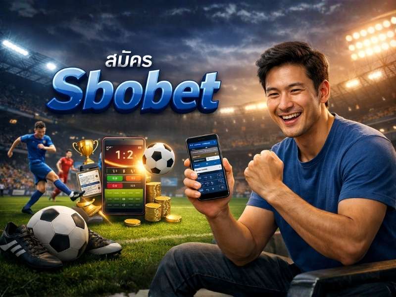 สมัคร Sbobet พนันบอลออนไลน์ ผ่านมือถือ วิธีเปิดบัญชีและเข้าใช้งานระบบเดิมพันฟุตบอล
