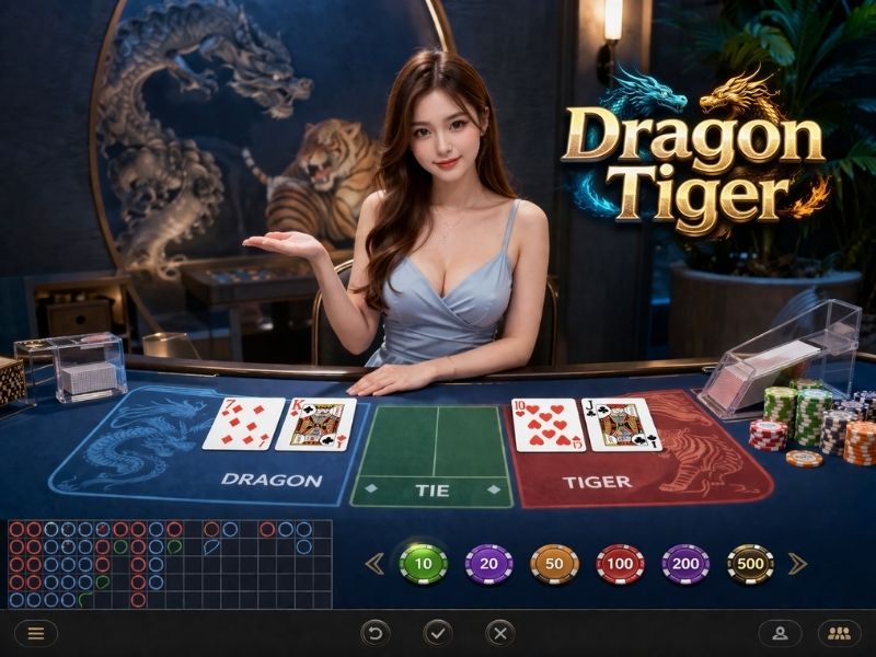 รูปแบบเกมไพ่เสือมังกรออนไลน์ GClub เข้าใจโครงสร้างเกมและลักษณะการเดิมพัน